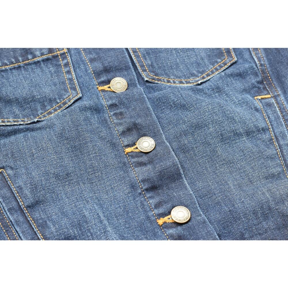 Banana Republic Women's Size S Blue Denim Jacket 100% Cotton Classic Trucker Jea - Picture 6 of 8